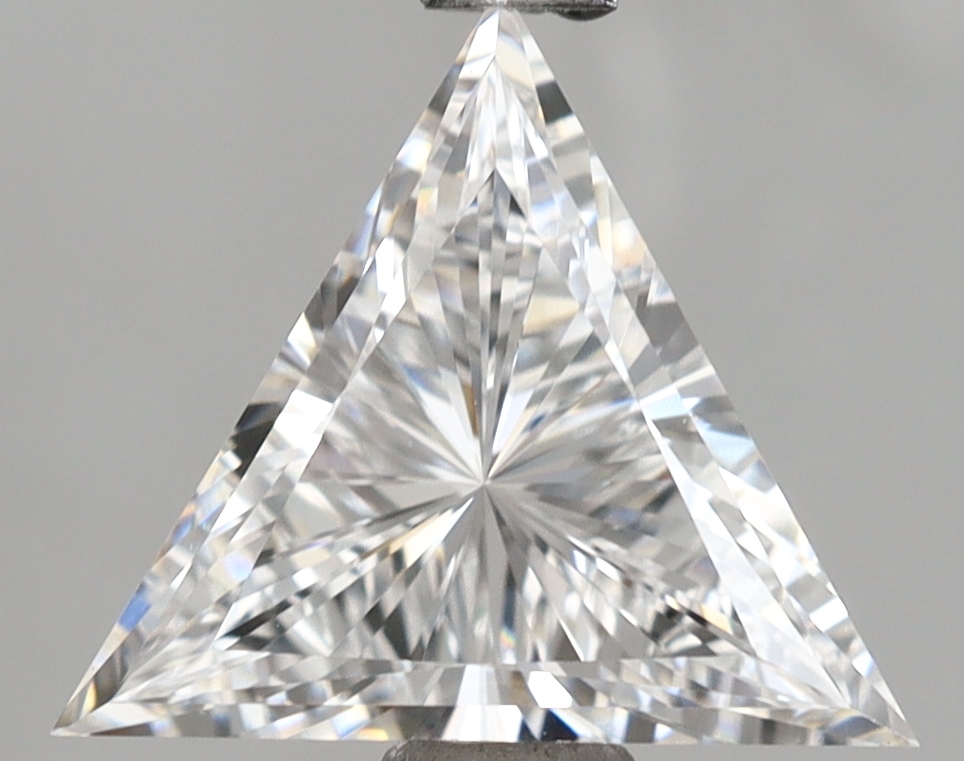 1.37 carat Trillion lab-grown diamond