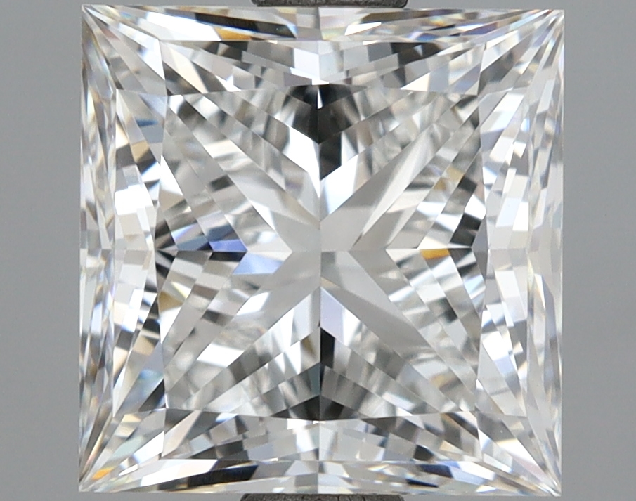 3.80 carat Princess lab-grown diamond