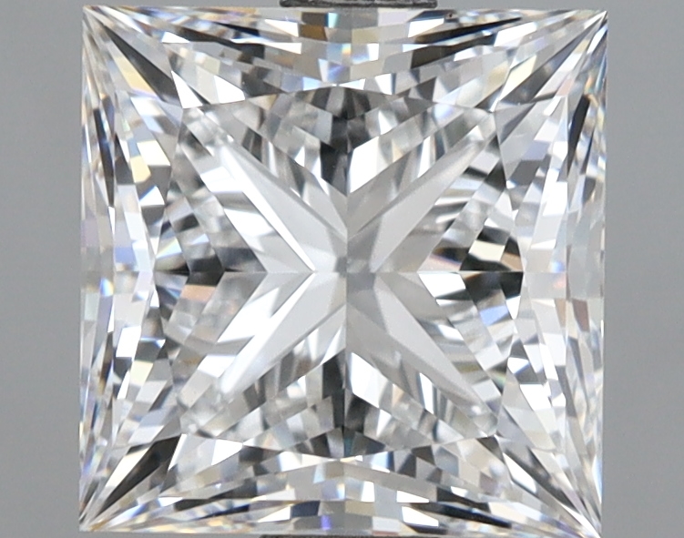 3.24 carat Princess lab-grown diamond