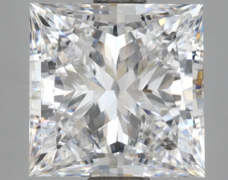 3.07 carat Princess lab-grown diamond