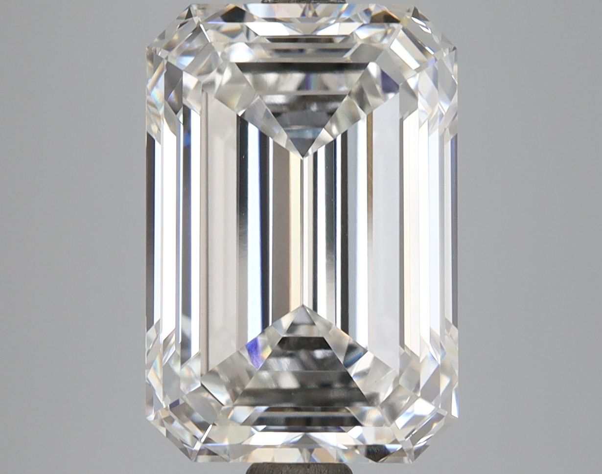 6.59 carat Emerald lab-grown diamond