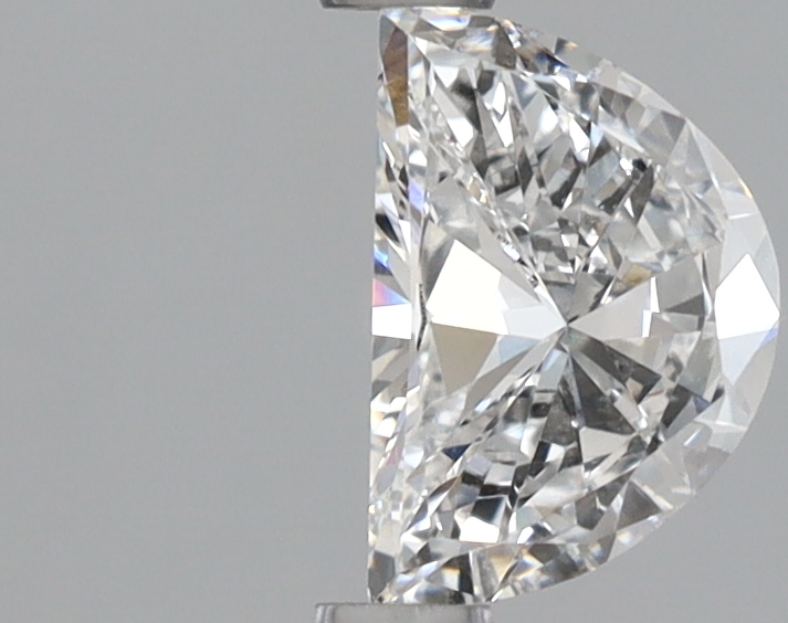 0.76 carat Half Moon lab-grown diamond